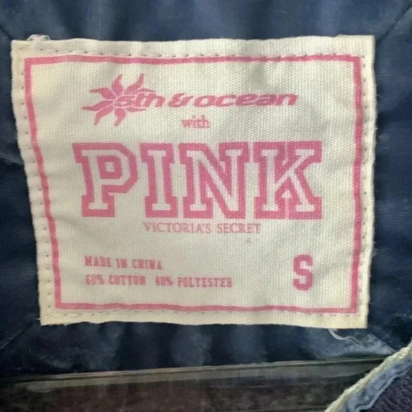 Victoria’s Secret pink navy blue Michigan Wolverines sweatsuit set size small - Picture 11 of 16